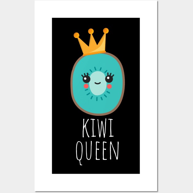 Kiwi Queen Cute Wall Art by DesignArchitect